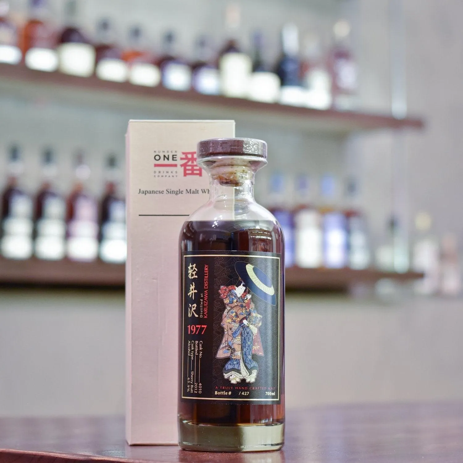 輕井澤 Karuizawa 35 Year Old 1977 Geisha Cask 4010 $185000 輕井澤 Karuizawa 35 Year Old 1977 Geisha Cask 4010 - Image 1